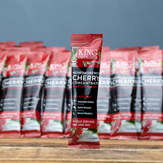 Single Serving of Tart Cherry Juice King Orchards