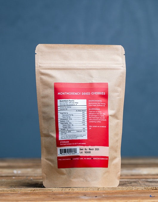 King Orchards Traditional Montmorency Dried Tart Cherries