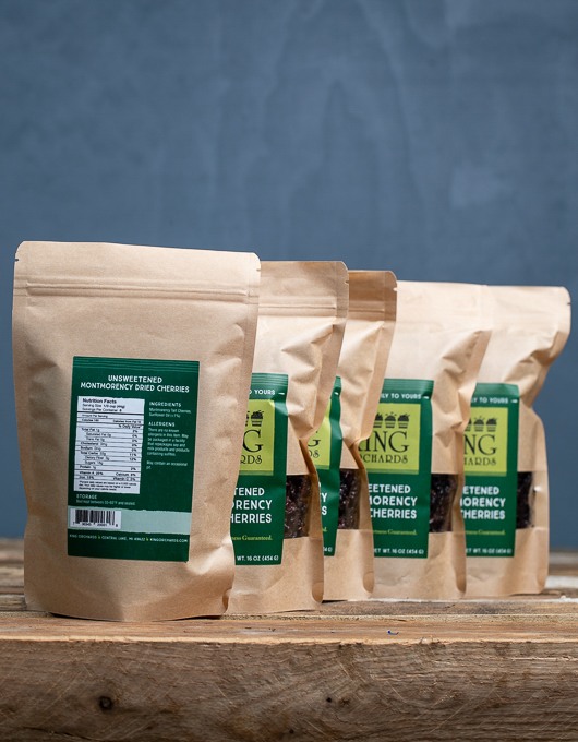 King Orchards No Sugar Added Montmorency Dried Cherries