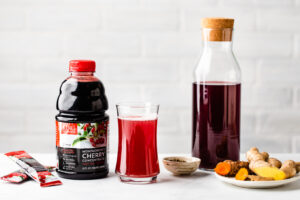tart cherry elixir made with King Orchards' tart cherry juice